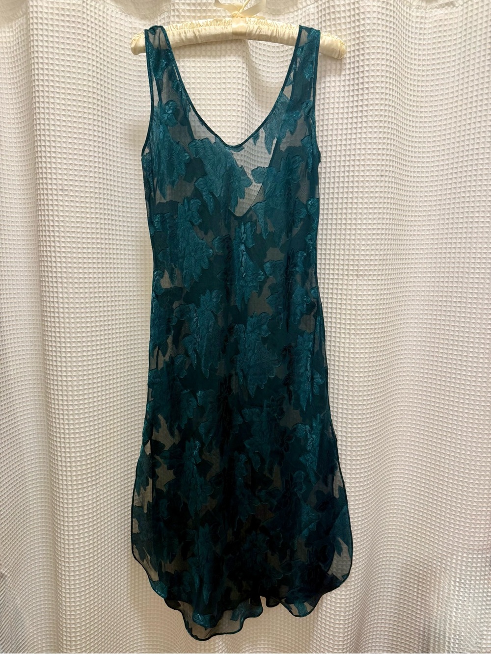Vintage Sheer Chemise/Slip Dress - Size Large